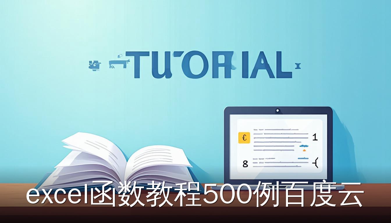 excel函数教程500例百度云 学习场景 书籍和电脑