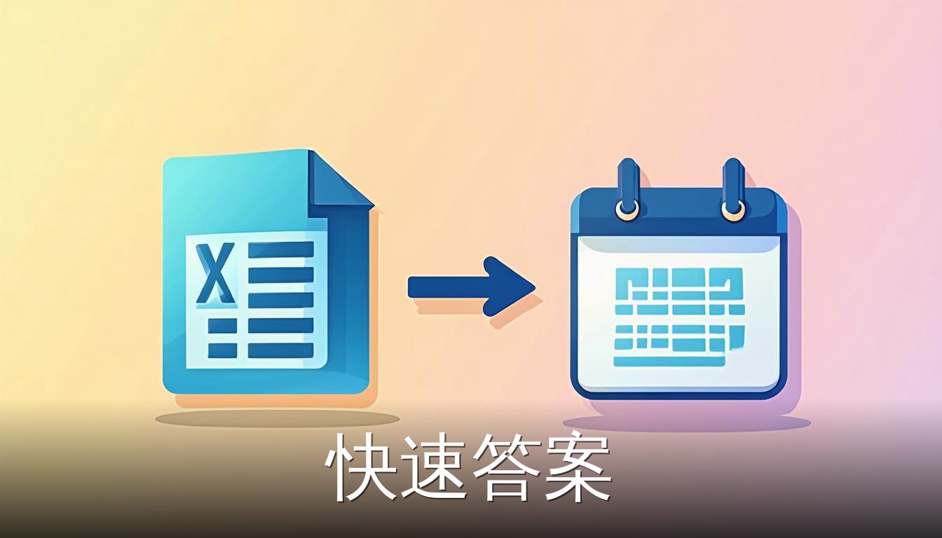 Excel 月报表周报表函数表格制作示意图，展示表格与日历关联